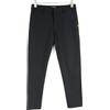 Maison Scotch Donna Pantaloni S CLASSICO Formale Black Side Linee Spacco Tasca