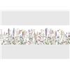 AG Design Bordura Autoadesiva Fiori di Campo, AWB 8484 | Decorazione Impermeabile per Pareti, Mobili, Carte da Parati, Rivestimenti Murali, Pellicola | Larghezza 500 x Altezza 13,8 cm