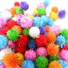OIXEYA 500 Pezzi Pon Pon Colorati, Ponpon Colorati per Lavoretti, Pom Pom Artigianato, Ghirlande, Nappe e Accessori per Capelli, Artigianato per Bambini, per Decorazione di Pasqua, Feste(1-3cm)