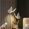 HMAKGG Lampada a Sospensione LED Farfalla Oro, Lampadario Dimmerabile