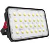 CREATESTAR Faretto Led da Esterno 50W 5000LM, Faretti Led Esterni 6500K luce bianca fredda, IP66 Impermeabile Faro Led Esterno per magazzino giardino garage campo sportivo cortile parcheggio