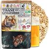 Nabür - TISANA DI Zenzero Biologico 120g (60 tazze), Tè allo Zenzero 100% Radice di Zenzero Bio