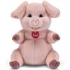 Trudi Maiale Zack M - Peluche Morbido Maialino Portafortuna 21x29x19 cm
