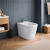 Azzurra Ceramica Bidet da Terra Monoforo Collezione Build Ceramica Bianca ,