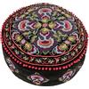 Mandala Life ART Fodera per cuscino da pavimento rotondo bohémien - 60x20 cm - 100% cotone - Custodia pouf per pouf per soggiorno, camera da letto, patio e altro