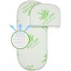 epselia ENJOY THE ITALIAN UNIVERSE EPSELIA Materassino in ALOE VERA per Carrozzina Navicella Completo di Guanciale, Certificazione Antisoffoco EN16890:2017, Struttura con Fori di Traspirazione Antiacaro, Certipur™ Oeko-Tex®