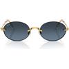 Ray-Ban Occhiali da Sole RB3929 001/S2 x ASAP Rocky Oro Arista/Blu Sfumato Unisex 54/20/145