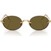 Ray-Ban Occhiali da Sole RB3929 001/73 x ASAP Rocky Oro Arista/Marrone Scuro Unisex 54/20/145