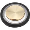 PATIKIL Joystick da gioco per cellulare, joystick touch screen a spirale con scatola portaoggetti per tablet e smartphone, oro/nero