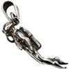 Drachensilber Ciondolo subacqueo argento gioielli catena argento 925 gioielli marini ciondolo argento gioielli subacquei, Argento, Senza pietre.