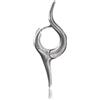 REYTEL Orecchini in argento 925 Fiamma, piccoli orecchini a cerchio per uomo e donna, ipoallergenici, idea regalo per donne e uomini - altezza 4,35 cm, misura unica, Argento sterling Argento, Nessuna