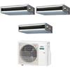 Fujitsu - Climatizzatore canalizzabile Fujitsu KL trial split 9000+9000+12000 btu Inverter A++ R32 AOEG18KBCA3