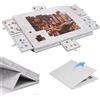 BOYIFEIJIE Tavolo per Puzzle Inclinabile con 6 Cassetti e Copertura - Tavola Leggera in Feltro per Fino a 1000 Pezzi - Con Supporto 2-in-1 e Maniglia da Trasporto - Ideale per Adulti e Appassionati di Puzzle