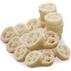 Kaslaider Confezione da 24 Spugna di Luffa Naturale, Spugne Esfoliante Loofah Sponge, Mini Spugna da Bagno Luffa Scrubber, Spugne di Luffa Organica per Doccia Bagno Cucina Piano di Lavoro Pulire