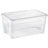 Roccobimbo Combi Box con coperchio a scatto 43L Trasparente di Tontarelli