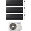 Samsung CONDIZIONATORE SAMSUNG TRIAL SPLIT WINDFREE PREMIÈRE 7000+9000+12000 BTU SOAPSTONE CHARCOAL WIFI INVERTER AJ068TXJ3KG/EU A++