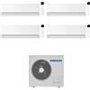Samsung CONDIZIONATORE SAMSUNG QUADRI SPLIT WINDFREE PREMIÈRE PLUS 12000+12000+12000+12000 BTU WHITE WIFI INVERTER AJ100TXJ5KG/EU A++