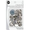 Dritz Kit resistente da 5/8, 8 set con strumenti, chiusure a scatto argentate, nichel 8 pezzi
