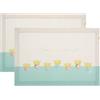 THUN Set 2 Tovagliette Antimacchia Incanto di Primavera, Tessuto, 33x45 cm