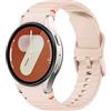 ANBEST Cinturino in Silicone per Samsung Galaxy Watch 7 6 5 Cinturino 40mm 44mm, Braccialetto di Ricambio No Gap con Linea Decorativa Intrecciata per Galaxy Watch 6 Classic 43mm 47mm/Galaxy Watch FE