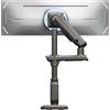 HUANUO Braccio per monitor ad alta resistenza per schermi ultrawide da 49 pollici, supporta 18 kg, supporto per monitor da gioco regolabile con altezza massima di 739 mm, VESA 75x75 100x100