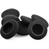 TesRank 8pz Cuffie Ricambio Pad di Auricolari per Auricolari Cuffie 50mm - Nero