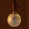 YWBL-WH Lampadina LED E27 4W Effetto Fuochi d'Artificio 3D Decorazione Festiva Colorata per Arredamento Vintage Feste
