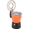 Generic Caffettiera Doppia Valvola Ottagonale Caffettiera Italiana in Lega di Alluminio 2 Valvole con Vaso Fioriera Vaso per Piante in Vaso Piano Cottura Espresso (300 ml 6