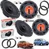 JBL Evotuning Kit 4 Casse Altoparlanti JBL Anteriori e Posteriori per Volkswagen Polo