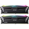 Lexar Ram DIMM DDR5 32GB Lexar Ares RGB 6800Mhz CL34 1.4V Nero [LD5U16G68C34LA-RGD]