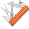 Fox Coltello multiuso alluminio arancione | Fox Vulpis VP130-SF5 OR