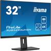 iiyama ProLite XUB3293UHSN-B5 Monitor PC 80 cm (31.5") 3840 x 2160 Pixel 4K Ultra HD LCD Nero - XUB3293UHSN-B5