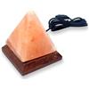 crigema - Lampada USB di Sale dell'Himalaya - 12 cm di Altezza - 0,5-1 Kg (PIRAMIDE)