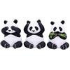 Nemesis Now Three Wise Pandas 8,5 cm, Resina, Nero, Taglia Unica