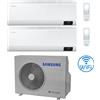 Samsung Climatizzatore Condizionatore Samsung WINDFREE AVANT R32 Wifi Dual Split Inverter 12000 + 12000 BTU con U.E. AJ068TXJ3KG/EU NOVITÁ Classe A++/A+