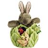 The Puppet Company - Hide Away Puppets - Rabbit in A Lettuce with 3 Mini Beasts Hand Puppet