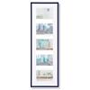 walther design Blu 5X 10x15 cm Galleria con passe-partout, New Lifestyle Cornice plastica KV515L