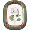 FR PARAFAYER Mini cornice vintage 6,3 x 8,9 cm, cornice portafoto decorata con rilievo floreale, da parete e da tavolo, vetro frontale ad alta definizione, decorazione per la casa retrò per galleria