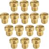 RMENOOR 15 Pz Getti Carburatore Ugelli Carburatore Kit Getto Principale del Carburatore 60/65/70/75/80/85/90/95/100/105/110/115/120/125/130 per Carburatori del Motore sulla Maggior Parte delle Moto