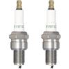LEIBOCHAO 2 Pezzi F7RTC Candela di Accensione Sostituire Candele per Decespugliatore Accessori per la Auto Moto Tagliaerba, Sostituire per NGK 5534/BPR7ES V-line-9, Bos ch 7992/WR5DC Candela Auto, 4038/WR5DP