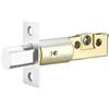 Qrity Serrature Tubolari, Serratura a Mortasa Tubolare, Chiavistello Tubolare, Scrocco Regolabile Misura 60/70 mm, per Camera da Letto, Bagno