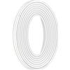 Qrity 2 Metri Tubo di Alimentazione dell'Acqua, 3/8 Flessibile PE Tubo per Osmosi Inversa, Filtro Dell'Acqua