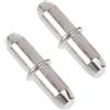 Qrity 12 Pezzi Perni di Supporti per Mensole, Perni da 5 mm, Reggimensola Pioli Staffe, Reggipiani Perni Supporto Mensole Per Mobili, Armadi, Lib