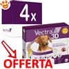 Ceva Vectra 3D Dog Giallo (1,5-4kg) - Offerta [PREZZO A CONFEZIONE] Quantità minima 4, Confezione da 3 Pipette