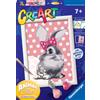 RAVENSBURGER, CREART RAVENSBURGER CREART PER BAMBINI, KIT PER DIPINGERE CON I NUMERI, 7+, SERIE E, CONIGLIETTA