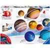 RAVENSBURGER, RAVENSBURGER 3D PUZZLE RAVENSBURGER - 3D PUZZLE IL SISTEMA PLANETARIO, 540 PEZZI, 6+ ANNI