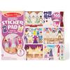Melissa & doug libro assortito adesivi attacca e stacca - disponibile in 4 modelli diversi