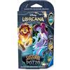 Disney, RAVENSBURGER, Lorcana Disney lorcana - sussurri nel pozzo - starter deck ambra & smeraldo - 8+ anni
