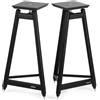 Solidsteel SS-6 stand diffusori a 3 gambe acciaio inox verniciato nero nuovi