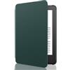 MoKo Custodia Compatibile con e-Reader da 6 (11a Generazione - 2024/2022), Chiusura Magnetica Cover Leggera con Auto Sonno/Sveglia,Non compatibile con TCL Remarkable Kobo, Verde notte